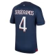 Camiseta Fútbol Paris Saint-Germain PSG Sergio Ramos #4 2023-24 Primera Equipación Hombre