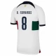 Camiseta Fútbol Portugal Bruno Fernandes #8 Mundial 2022 Segunda Hombre Equipación