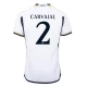 Camiseta Fútbol Real Madrid Carvajal #2 2023-24 Primera Equipación Hombre