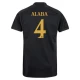 Camiseta Fútbol Real Madrid David Alaba #4 2023-24 Tercera Equipación Hombre