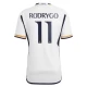 Camiseta Fútbol Real Madrid Rodrygo #11 2023-24 Primera Equipación Hombre