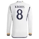 Camiseta Fútbol Real Madrid Toni Kroos #8 2023-24 Primera Equipación Hombre Manga Larga