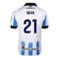 Camiseta Fútbol Real Sociedad Silva #21 2023-24 Primera Equipación Hombre
