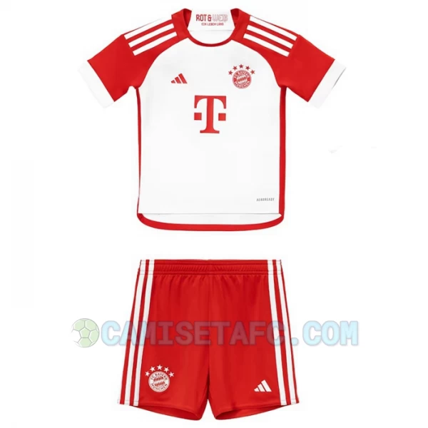 Discount Niños Camiseta Fútbol Bayern Múnich 2023-24 1ª Equipación (+ Pantalones)
