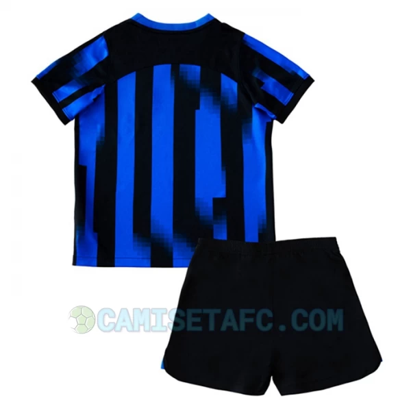 Discount Niños Camiseta Fútbol Inter Milan 2023-24 1ª Equipación (+ Pantalones)