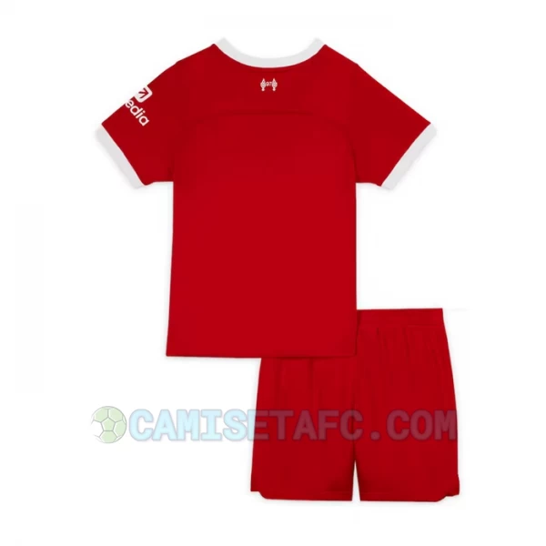 Discount Niños Camiseta Fútbol Liverpool FC 2023-24 1ª Equipación (+ Pantalones)