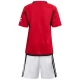 Discount Niños Camiseta Fútbol Manchester United 2023-24 1ª Equipación (+ Pantalones)