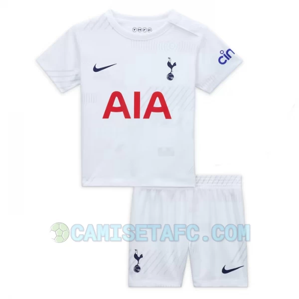 Discount Niños Camiseta Fútbol Tottenham Hotspur 2023-24 1ª Equipación (+ Pantalones)