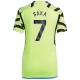 Mujer Camiseta Fútbol Arsenal FC 2023-24 Bukayo Saka #7 Segunda Equipación