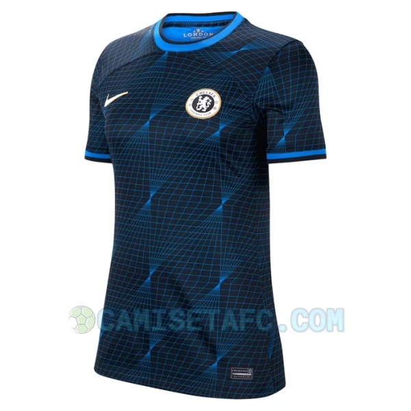 Mujer Camiseta Fútbol Chelsea FC 2023-24 Segunda Equipación