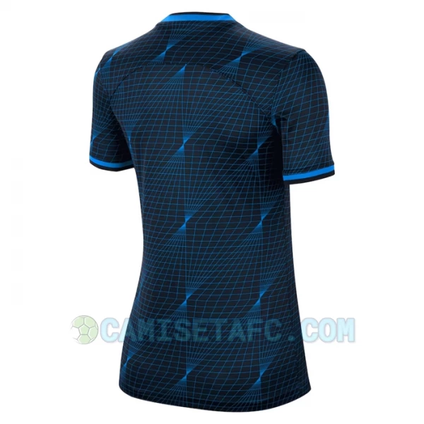 Mujer Camiseta Fútbol Chelsea FC 2023-24 Segunda Equipación