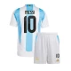 Niños Camiseta Fútbol Argentina Lionel Messi #10 2024 1ª Equipación (+ Pantalones)
