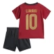 Niños Camiseta Fútbol Bélgica Romelu Lukaku #10 Eurocopa 2024 Primera Equipación (+ Pantalones)