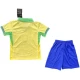 Niños Camiseta Fútbol Brasil 2024 1ª Equipación (+ Pantalones)