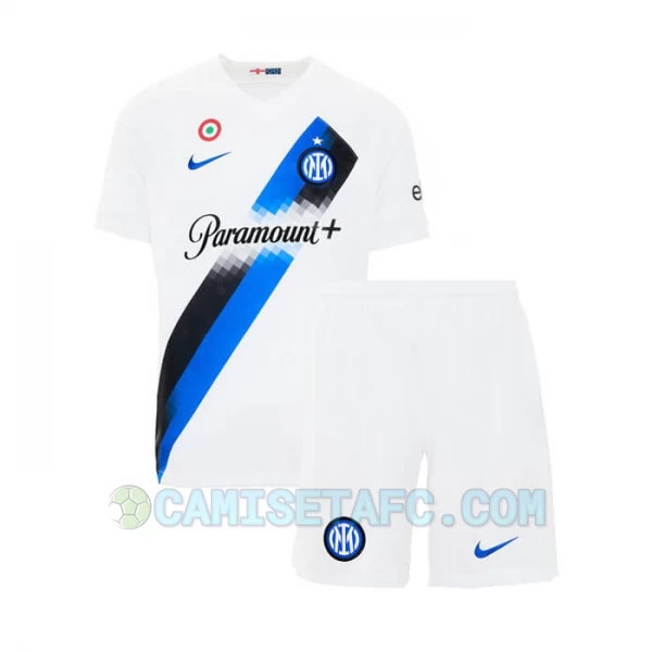 Niños Camiseta Fútbol Inter Milan 2023-24 2ª Equipación (+ Pantalones)