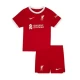 Niños Camiseta Fútbol Liverpool FC Virgil van Dijk #4 2023-24 1ª Equipación (+ Pantalones)