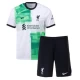 Niños Camiseta Fútbol Liverpool FC 2023-24 Virgil van Dijk #4 2ª Equipación (+ Pantalones)