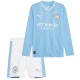 Niños Camiseta Fútbol Manchester City 2023-24 1ª Equipación Manga Larga (+ Pantalones)