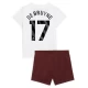 Niños Camiseta Fútbol Manchester City 2023-24 Kevin De Bruyne #17 2ª Equipación (+ Pantalones)