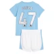 Niños Camiseta Fútbol Manchester City Phil Foden #47 2023-24 1ª Equipación (+ Pantalones)