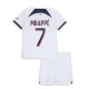Niños Camiseta Fútbol Paris Saint-Germain PSG 2023-24 Kylian Mbappé #7 2ª Equipación (+ Pantalones)