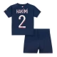 Niños Camiseta Fútbol Paris Saint-Germain PSG Achraf Hakimi #2 2023-24 1ª Equipación (+ Pantalones)