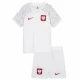 Niños Camiseta Fútbol Polonia Mundial 2022 Primera Equipación (+ Pantalones)