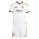 Niños Camiseta Fútbol Real Madrid Jude Bellingham #5 2023-24 1ª Equipación (+ Pantalones)