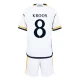 Niños Camiseta Fútbol Real Madrid Toni Kroos #8 2023-24 1ª Equipación (+ Pantalones)