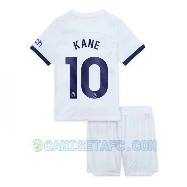 Niños Camiseta Fútbol Tottenham Hotspur Harry Kane #10 2023-24 1ª Equipación (+ Pantalones)